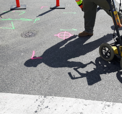 cost for private utility marking in zip 21014