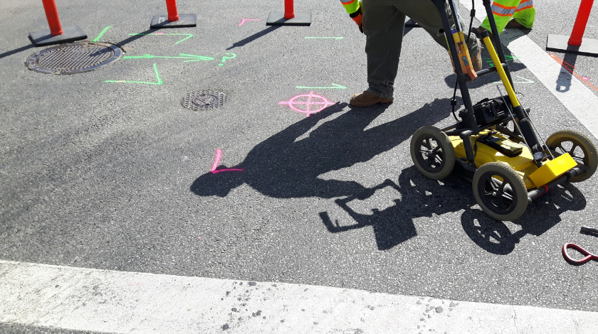 cost for private utility marking in zip 21014