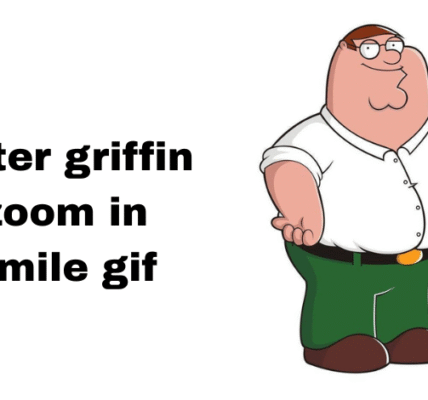 peter griffin zoom in smile gif