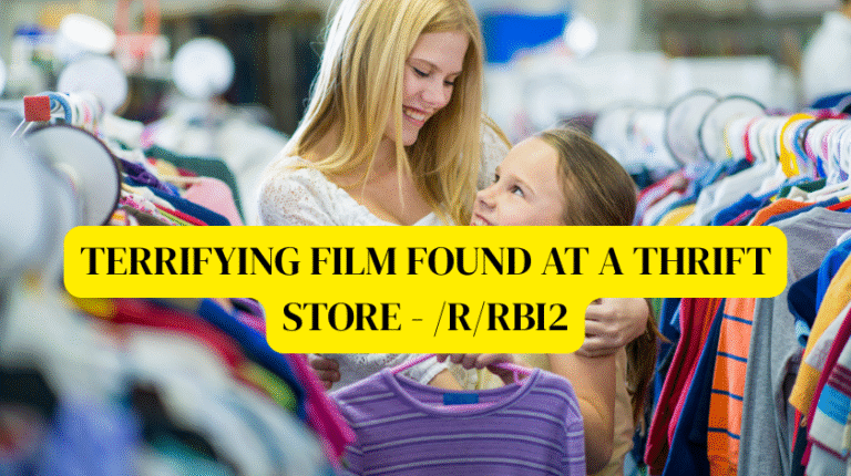 terrifying film found at a thrift store - /r/rbi2